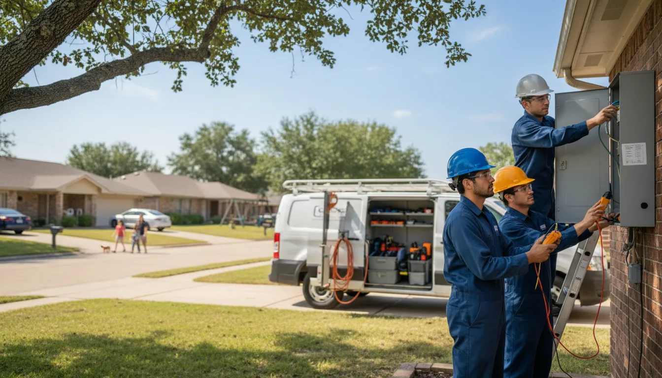 Certified electrician providing emergency electrical services in Olin, NC